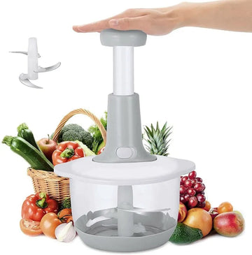 2L Manual Hand Push Chopper Cutter