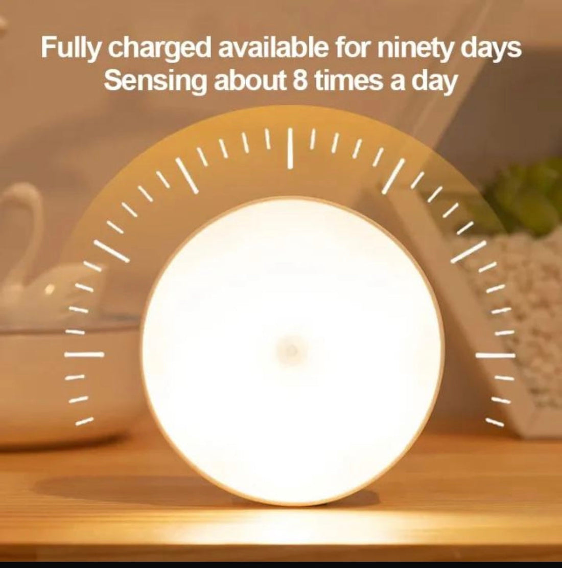 New USB Charging Motion Sensor Light | Wireless LED Night Lamp with Human Induction | Ideal for Bedroom, Wardrobe, Closet, and Staircase