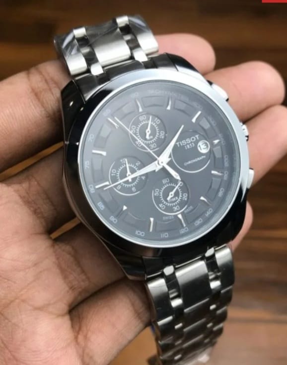 Tissot Couturier Chronograph (Silver Black)