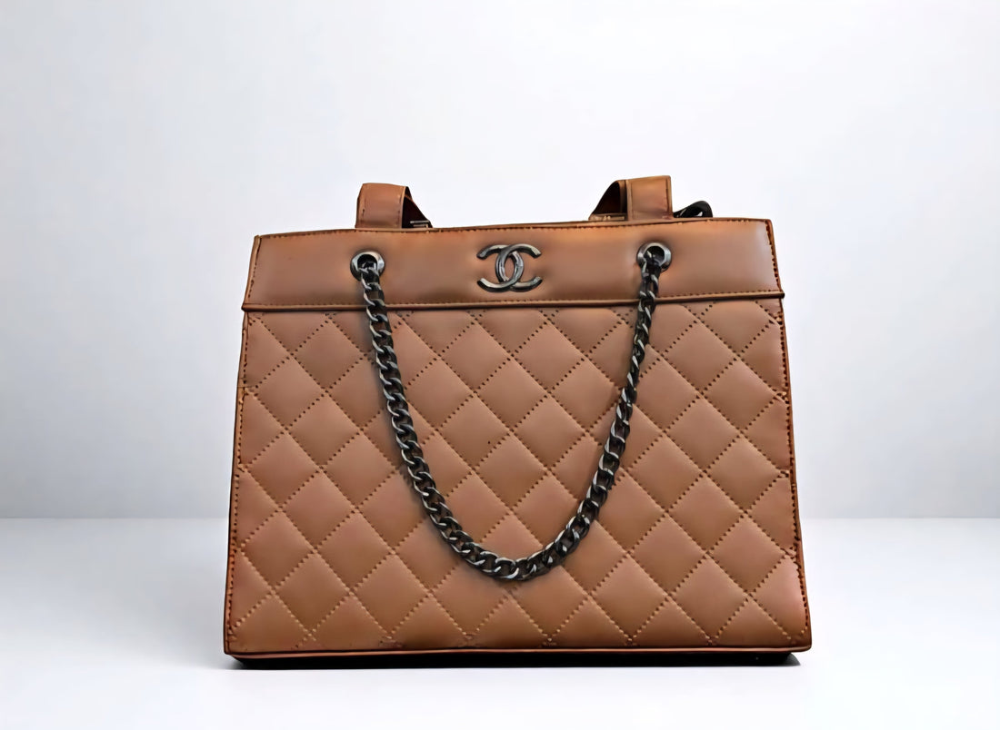 CHANEL Caramel Brown Tote Bag